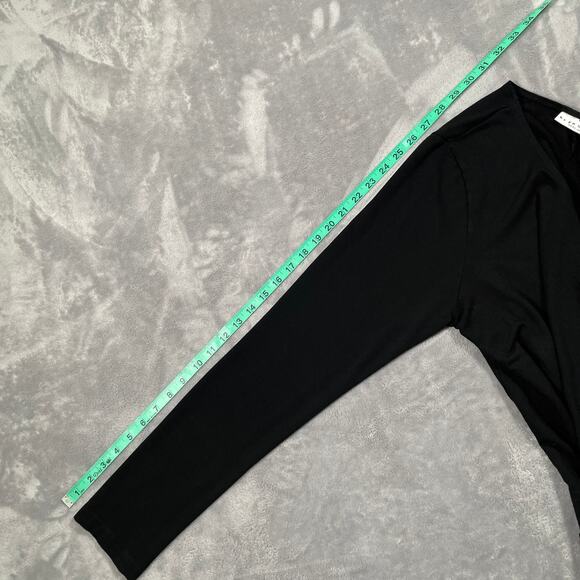 Bryn Walker Dress Womens Xl Black Maxi Pockets Lagenlook Flowy Minimal Capsule - Picture 10 of 16